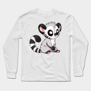 Cute little lemur Long Sleeve T-Shirt